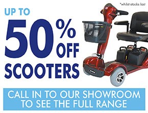 Up to 50% off scooters